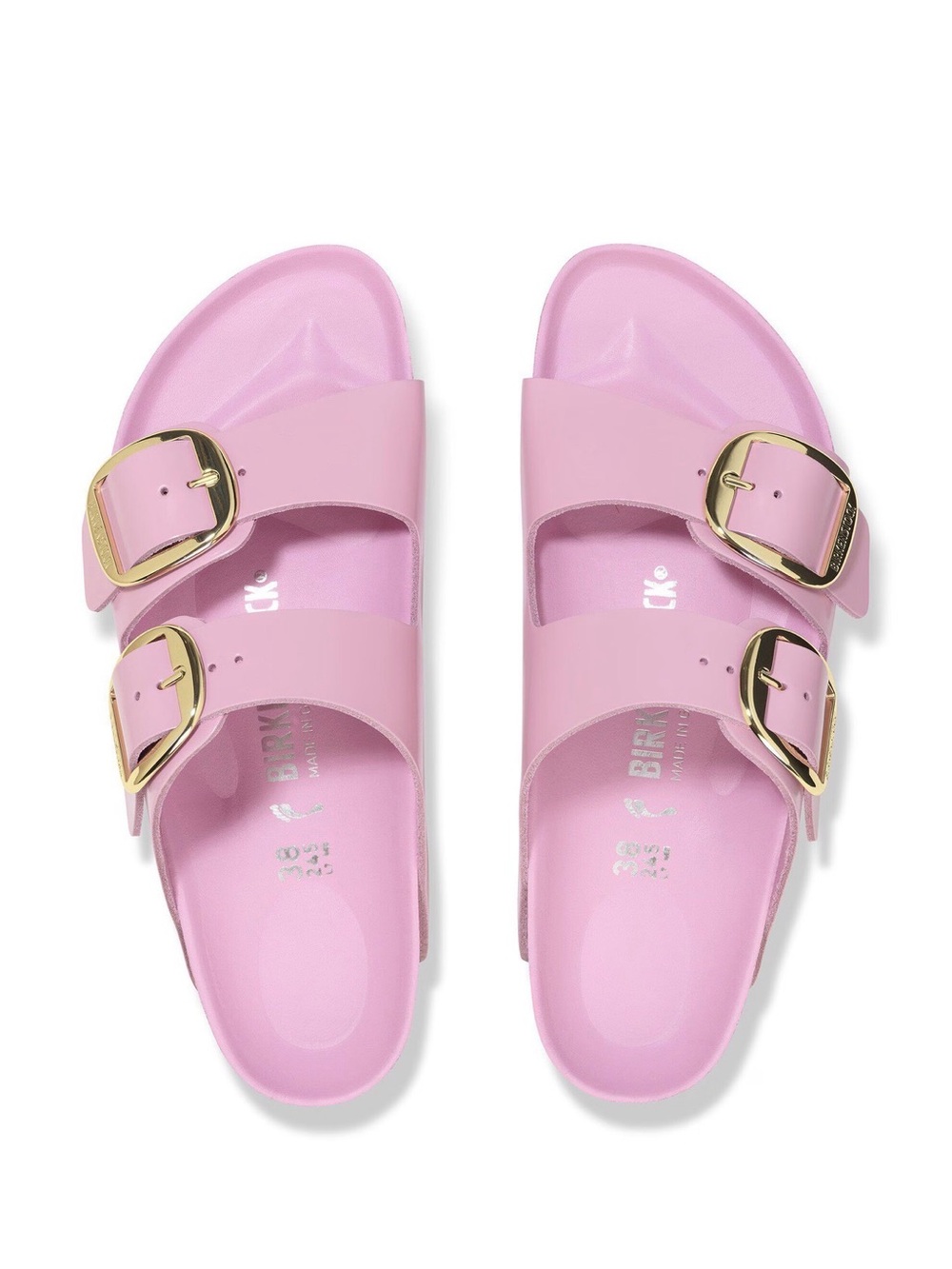 Birkenstock Arizona Big Buckle “high shine fondant pink” size 40 - Picture 3 of 13
